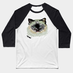 Kitten Kucing Baseball T-Shirt